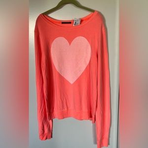 NWT  Wildfox Couture | Heart Sweatshirt | Size: L